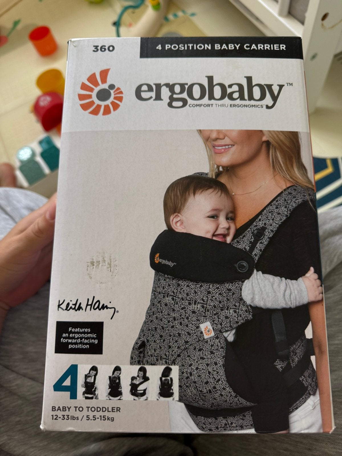 Ergobaby 360 (4 Position Baby Carrier), Ophalen of Verzenden, Zo goed als nieuw