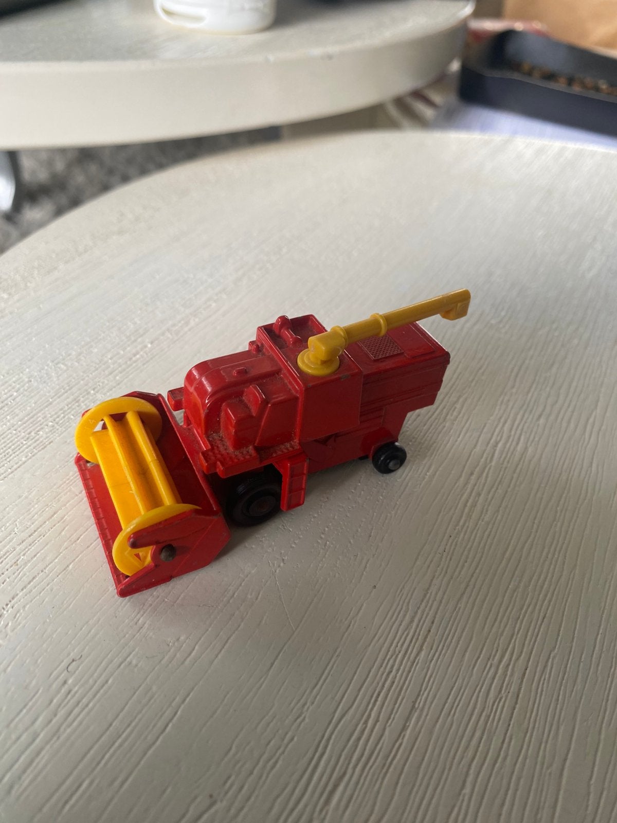 Matchbox combine, Ophalen of Verzenden, Gebruikt, Tractor of Landbouw