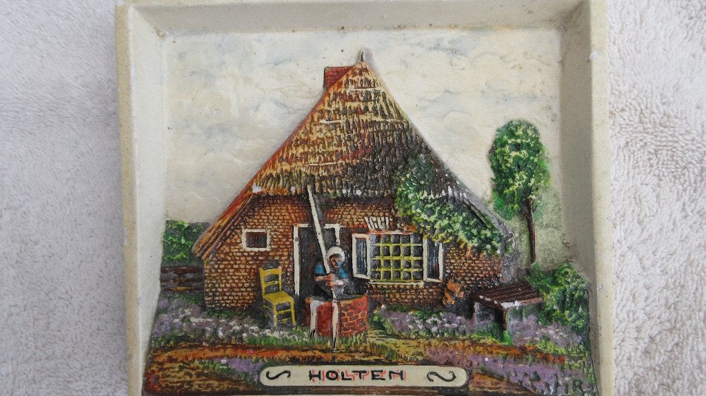Hobra  Relief Tegel Holten, Ophalen of Verzenden