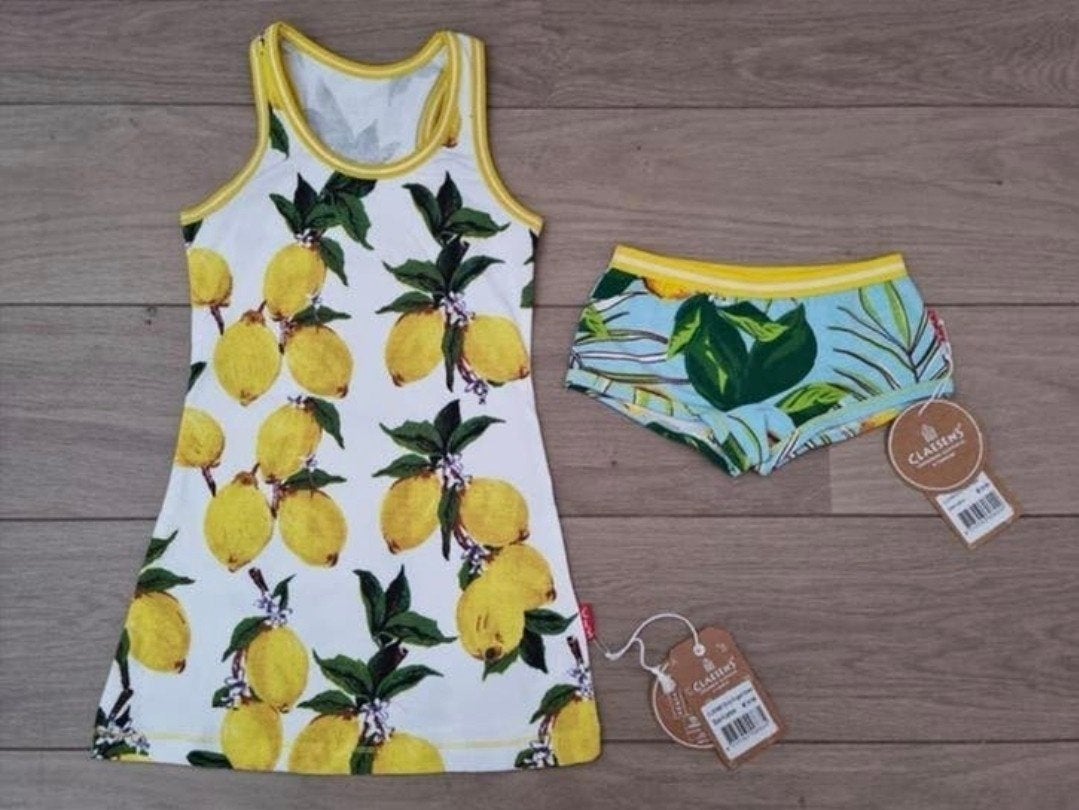 Claessens pyjama nachthemd singlet dress hipster boxer 104, Ophalen of Verzenden, Nieuw, Meisje, Nacht- of Onderkleding