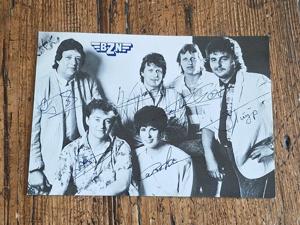 fankaart BZN met release informatie, Ophalen of Verzenden, Zo goed als nieuw, Foto of Kaart