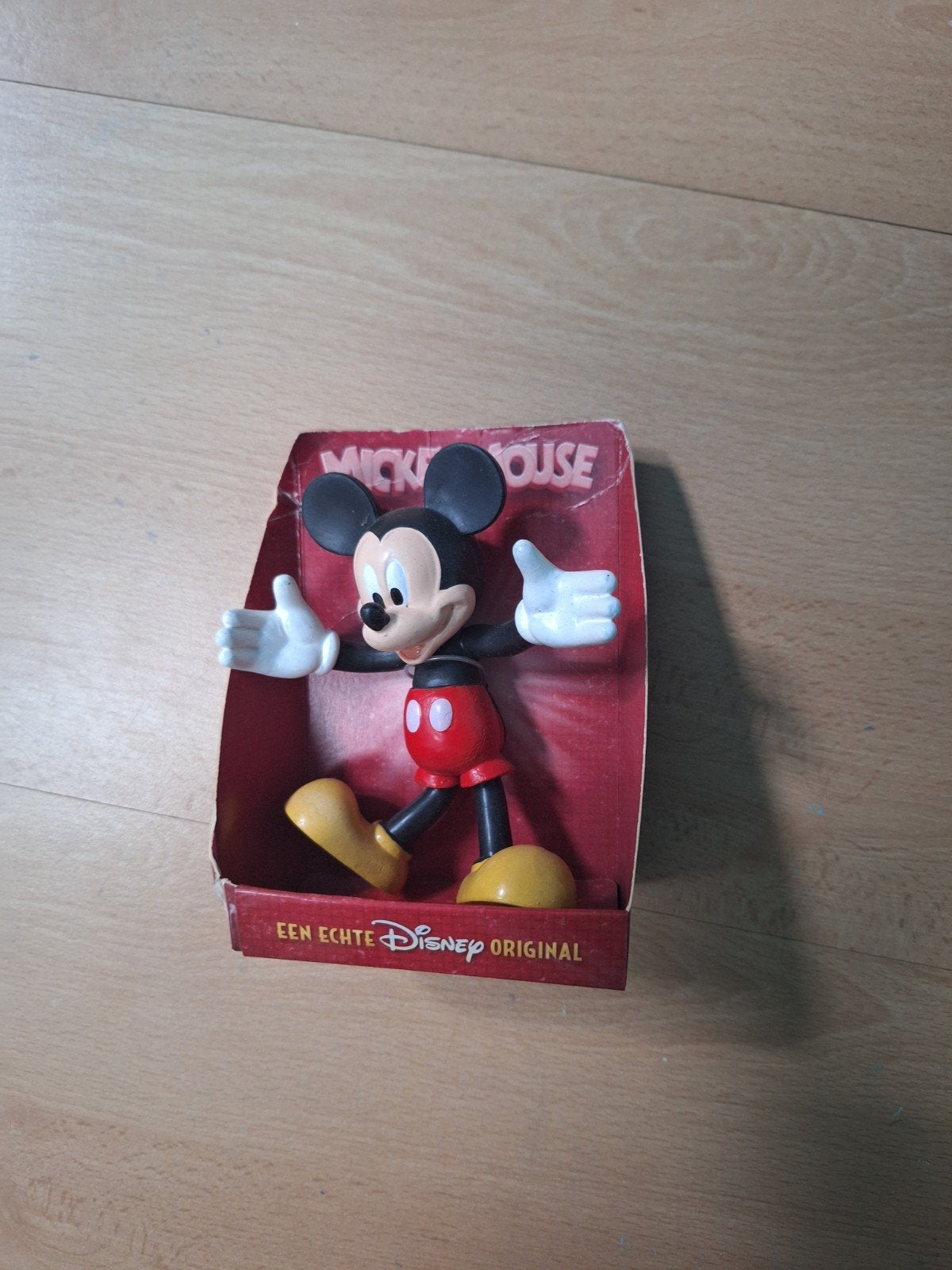 Buigbaar Mickey Mouse figuurtje, Ophalen of Verzenden, Mickey Mouse, Nieuw, Beeldje of Figuurtje