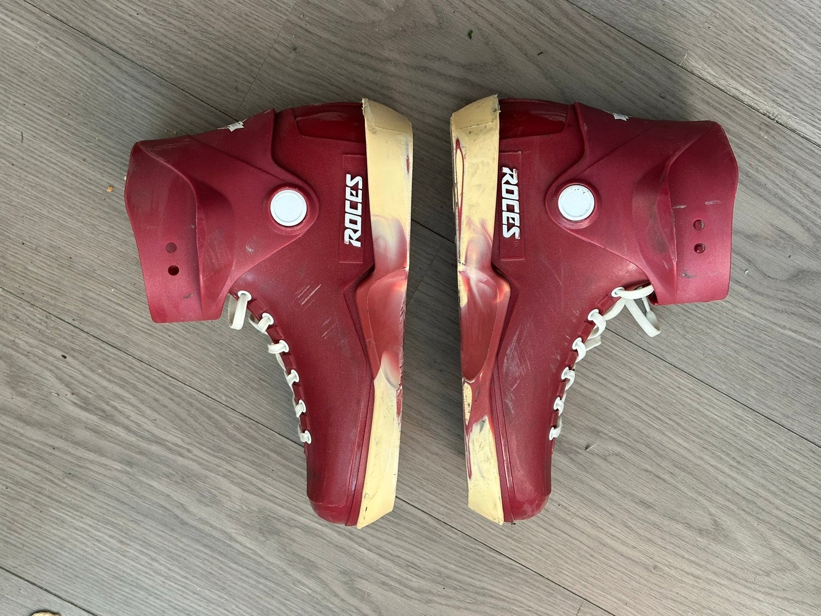 Roces M12 Stuntskates Shells - Maat 43/44 skate aggressive, Ophalen of Verzenden, Gebruikt, Heren
