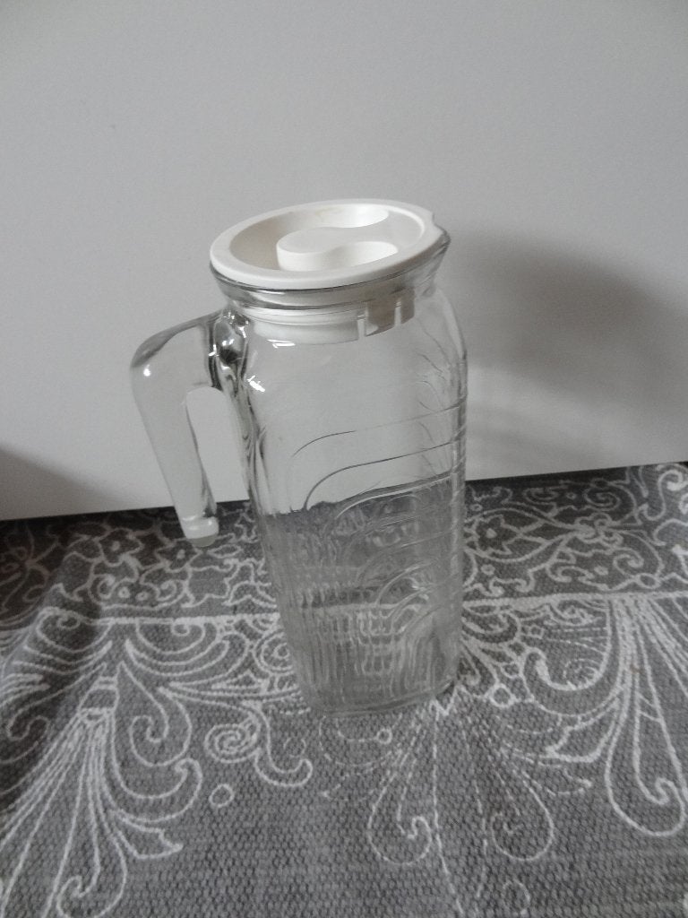 Sapkan glas met deksel, Ophalen of Verzenden, Zo goed als nieuw, Overige merken, Glas
