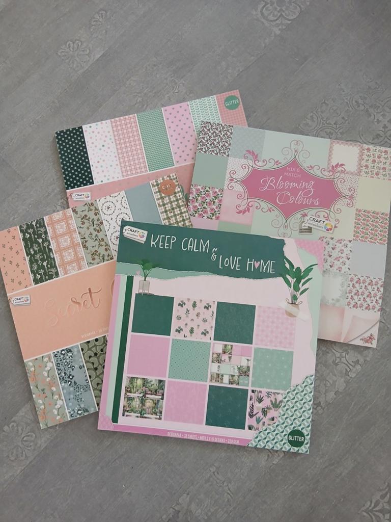 Scrapbook papieren blokken, Ophalen of Verzenden