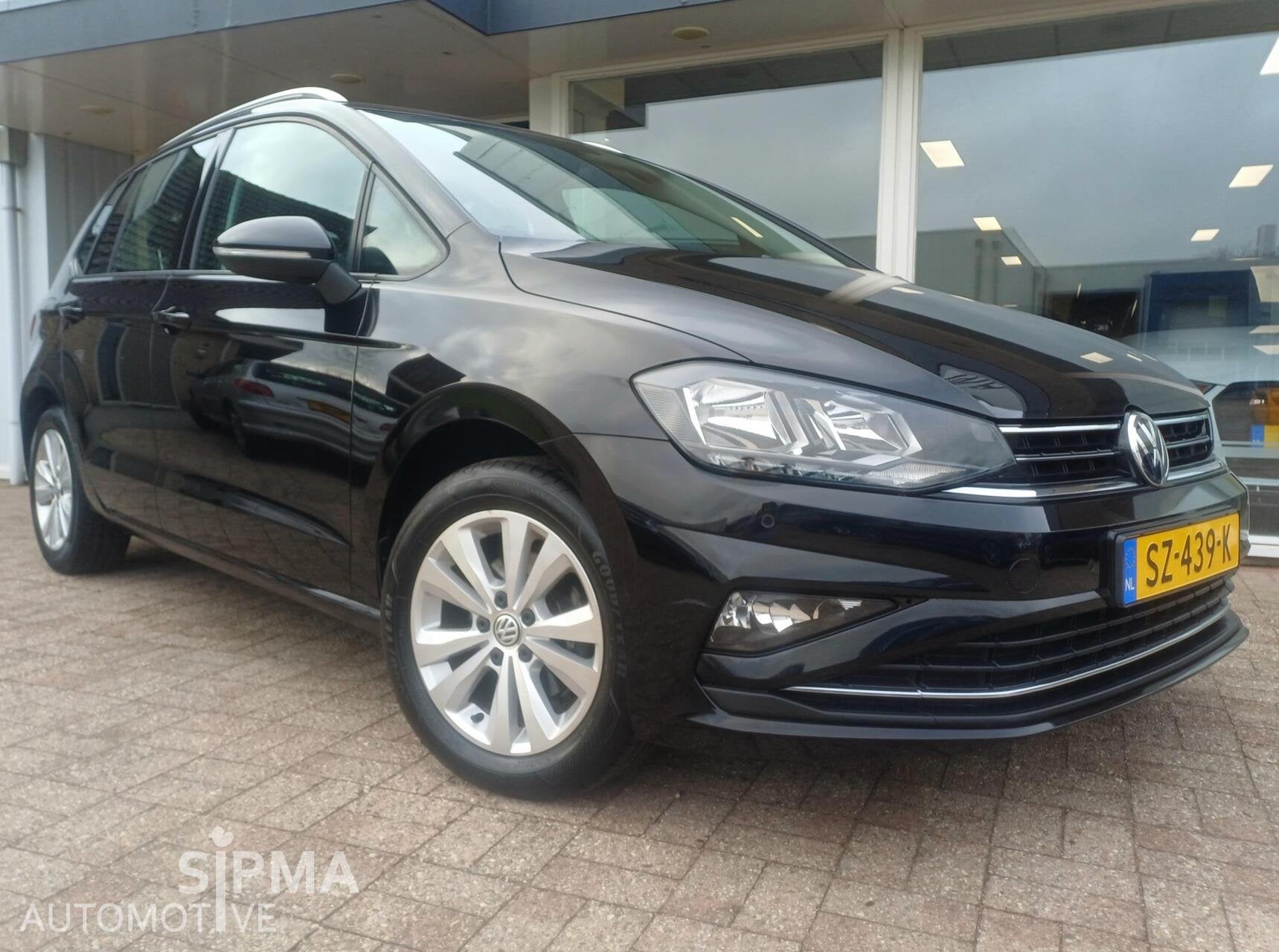 VW Golf Sportsvan 110pk/2018/Comfortline/Trekhaak/103dkm/pdc, Voorwielaandrijving, Stof, Gebruikt, Zwart