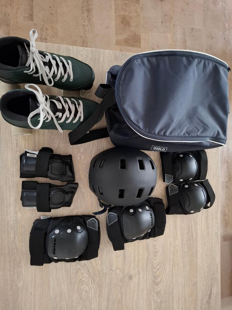 Rolschaatsen groen maat 43, Ophalen of Verzenden, Zo goed als nieuw, Overige typen, Overige merken