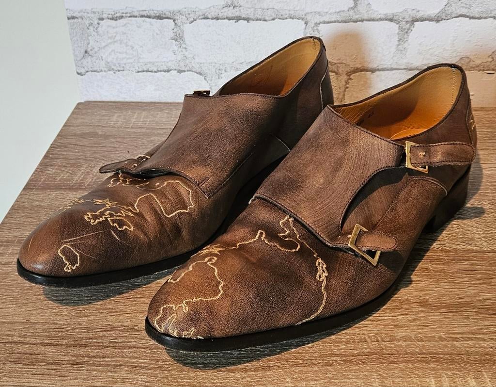 Mascolori Hotel New York Holland America Line schoenen, Mascolori, Bruin, Verzenden, Gespschoenen