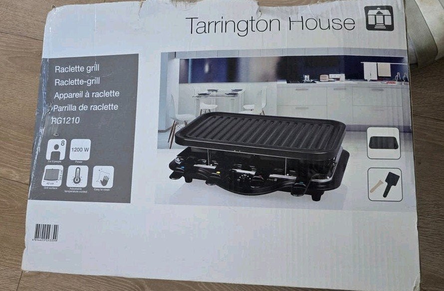 Tarrington House Raclette-grill RG1210, Ophalen of Verzenden, Nieuw