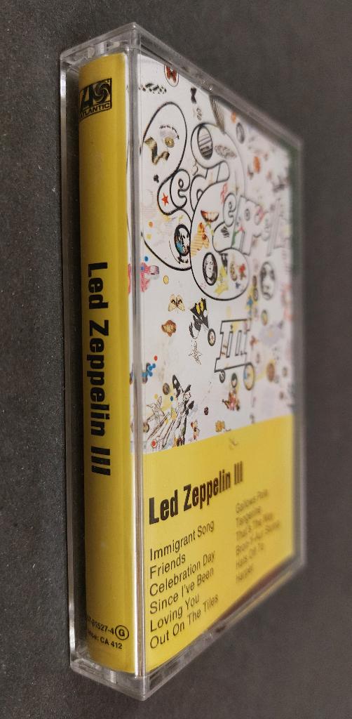 Led Zeppelin CASSETTE Led Zep III Germany, Cd's en Dvd's, Cassettebandjes, Verzenden, 1 bandje, Zo goed als nieuw, Origineel