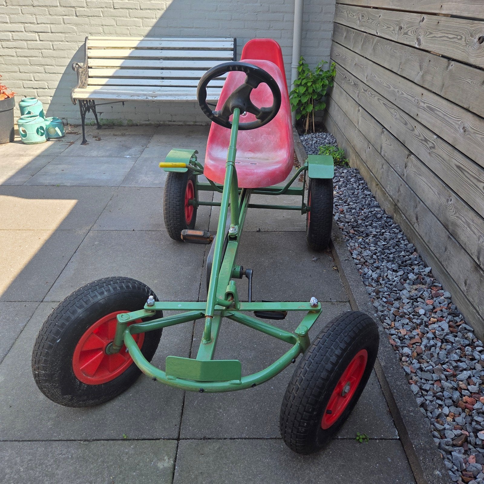 Mammoet skelter fendt nieuwe banden 2 personen, Ophalen of Verzenden, Gebruikt, Mammoet