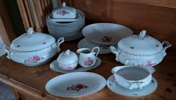 Servies Kaiser Moosrose 22 delig, Ophalen