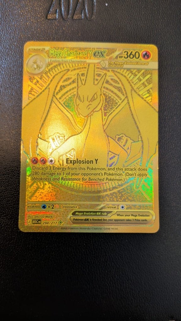 Mega charizard y ex, Ophalen, Nieuw, Losse kaart