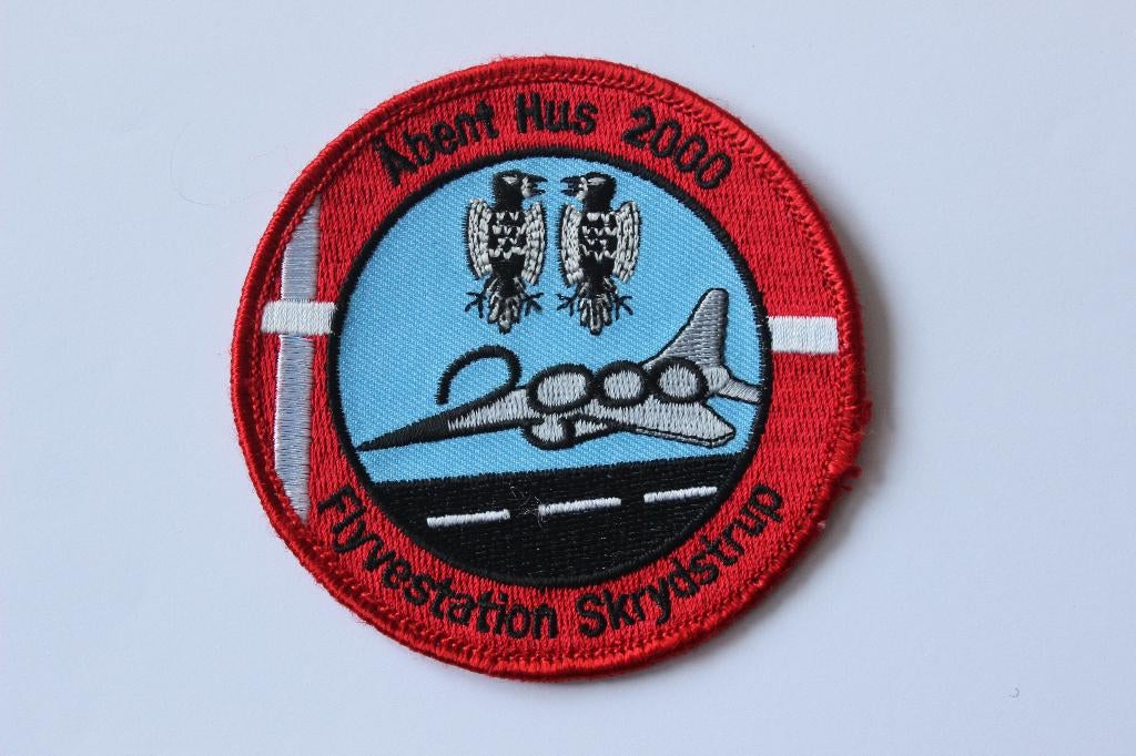 patch  open dag  2000  skrydstrup  denmark, Verzamelen, Verzenden, Gebruikt, Patch, Badge of Embleem