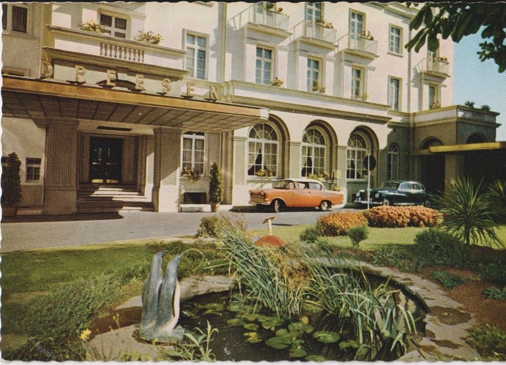 Duitsland, Bad Godesberg met auto's Mercedes 300 Adenauer, Ophalen of Verzenden, 1960 tot 1980, Ongelopen, Duitsland