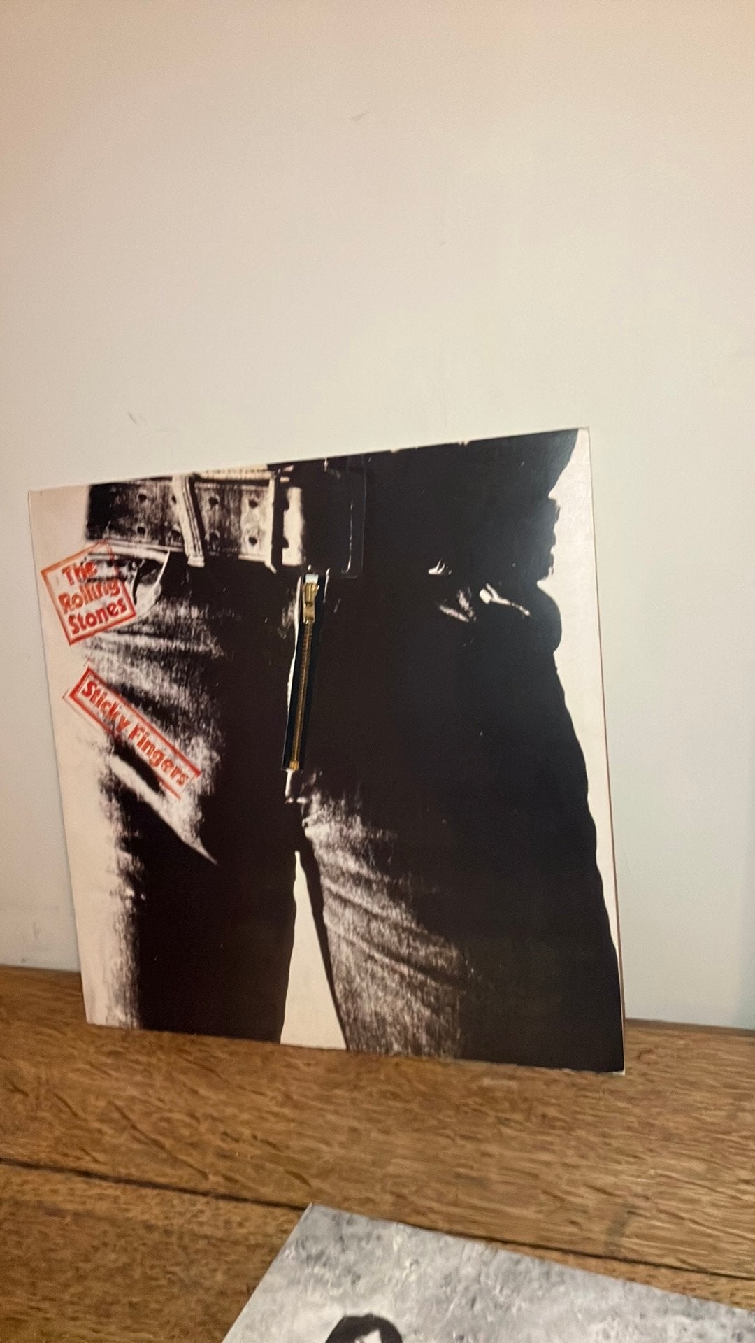 Rolling stones -Sticky fingers lp, LP, Ophalen of Verzenden, Zo goed als nieuw, 12 inch