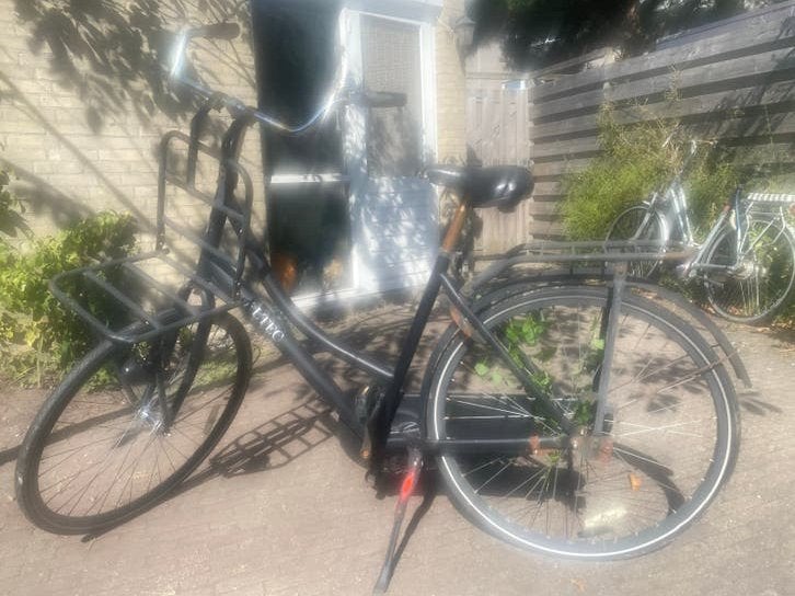 Altec fiets met voordrager - Gebruikt, Terugtraprem, Gebruikt, 50 tot 53 cm, Ophalen