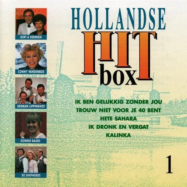 Hollandse Hit Box 1 2 3 4 CD 4XCD, Verzenden, Zo goed als nieuw, Pop