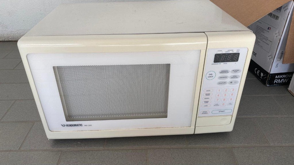 Microwave, Ophalen, Gebruikt, Minder dan 45 cm, Draaiplateau