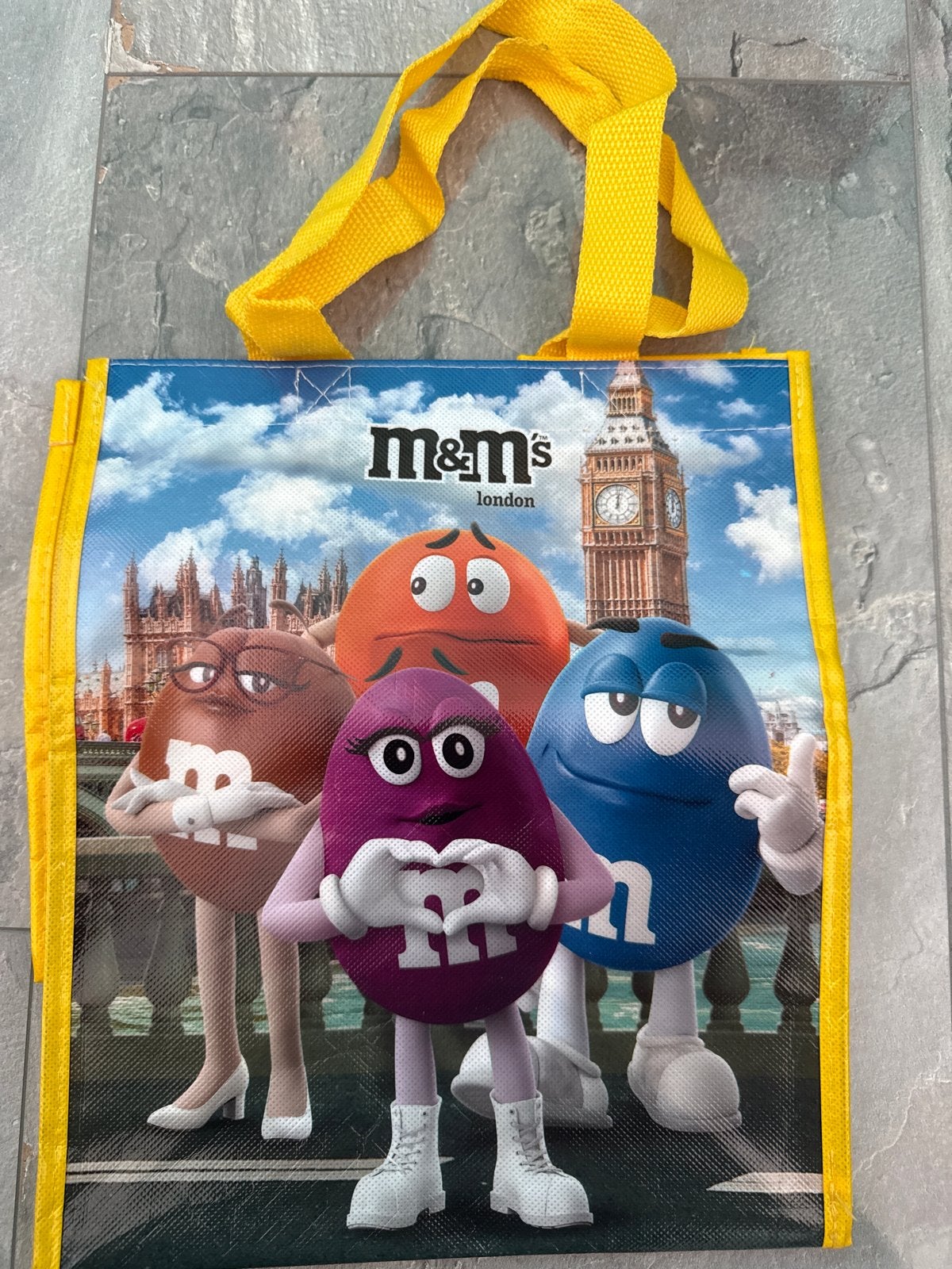 M&M's London Herbruikbare Tas - Big Ben & M&M's karakters, Ophalen of Verzenden, Zo goed als nieuw