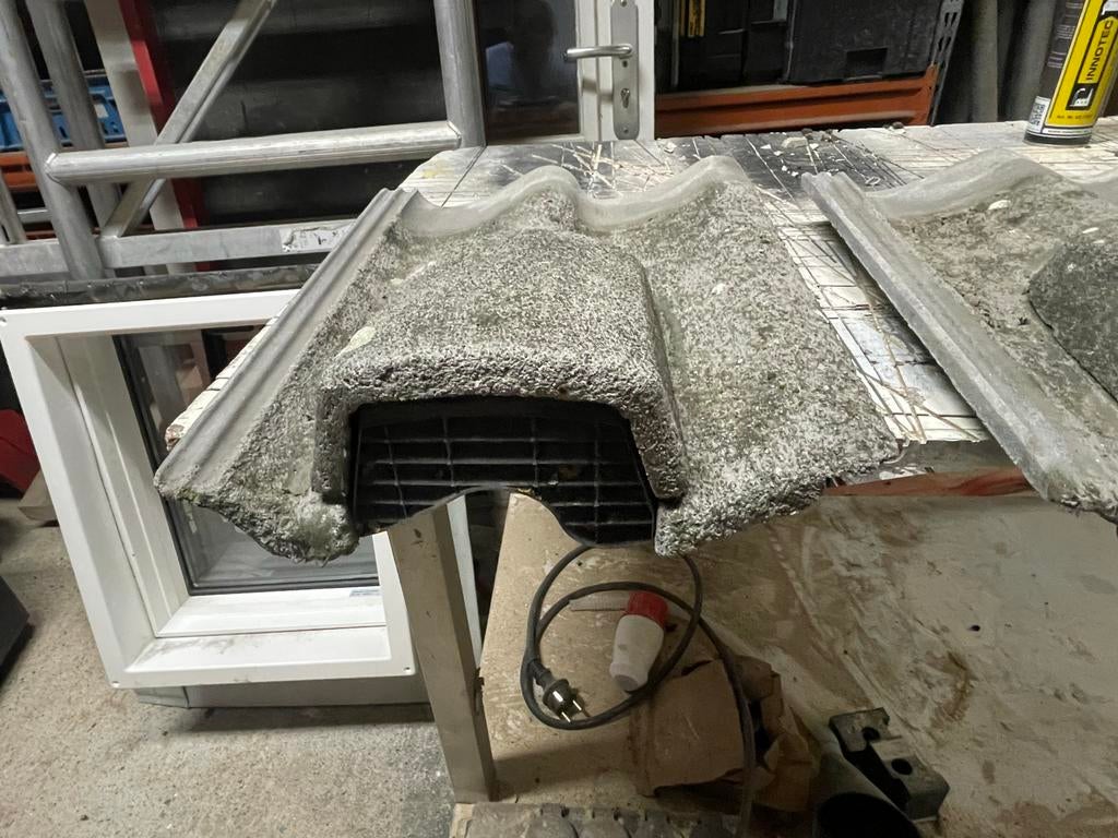 Ventilatie dakpan RBB Sneldek - Gebruikt, Ophalen, Gebruikt, Steen of Klei, Dakpannen