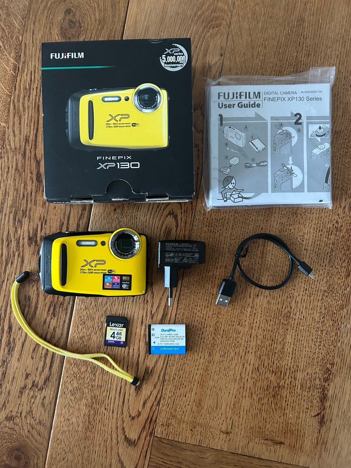 Fujifilm Finepix XP130 in doos inclusief accessoires, Compact, Ophalen of Verzenden, Zo goed als nieuw, 4 t/m 7 keer