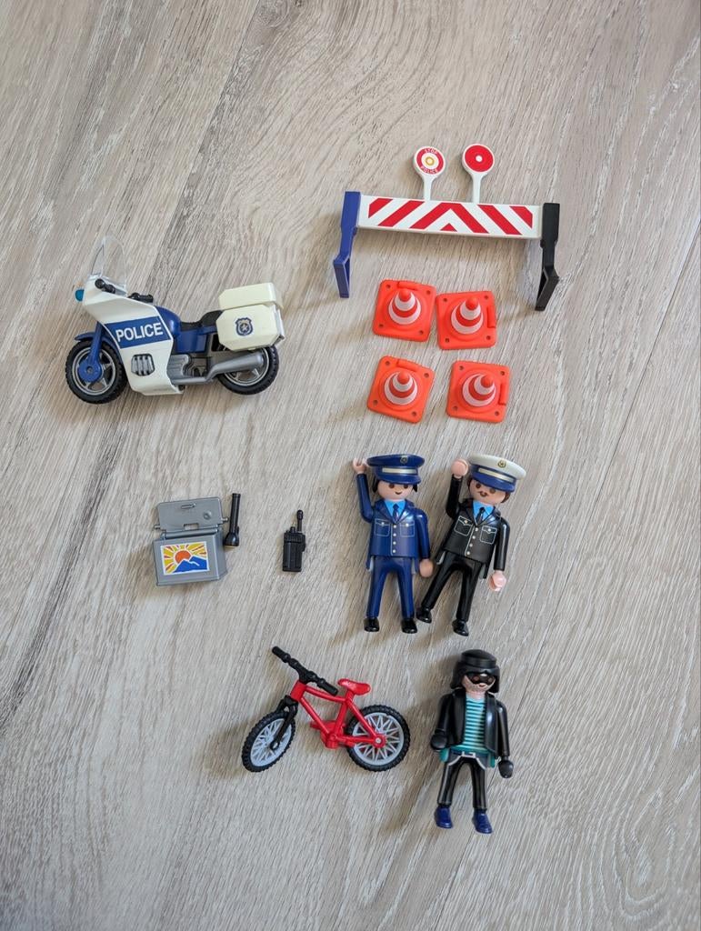 Playmobil Politie Motor, Ophalen of Verzenden, Zo goed als nieuw