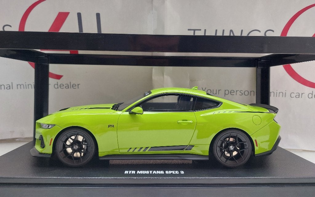 GT Spirit 1:18 Ford RTR Mustang Spec 3 Coupe groen/zwart, Ophalen of Verzenden, Nieuw, Auto, Overige merken