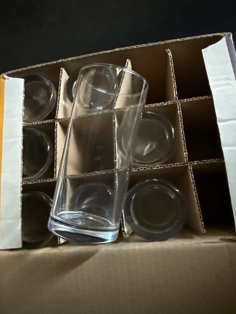 8x Longdrink Glazen - Select Dinnerware Amsterdam, Ophalen, Glas of Glazen, Effen, Glas