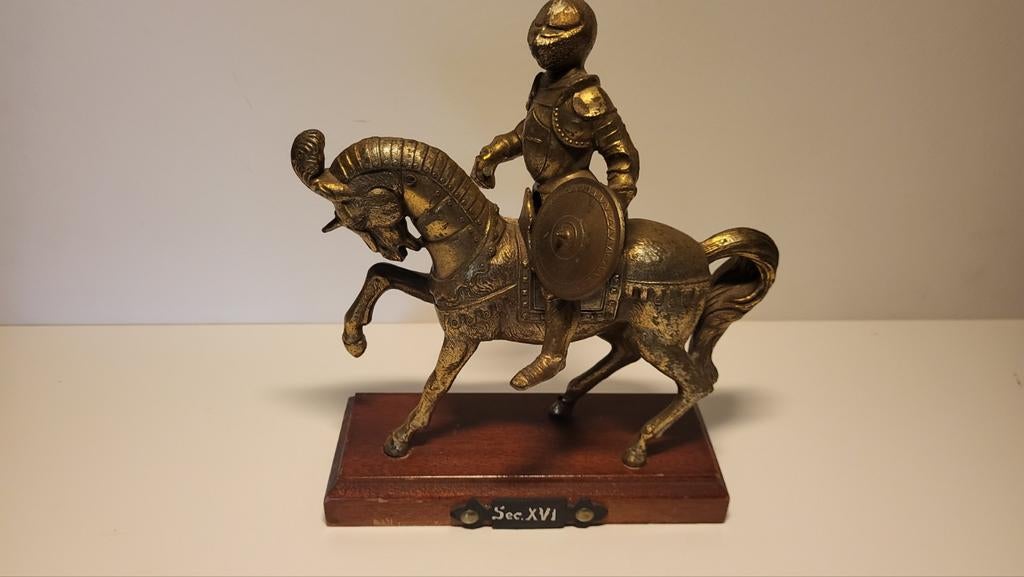 Vintage decoratief ridder te paard( Verzamelobject) ️, Verzamelen, Ophalen, Zo goed als nieuw, Overige typen