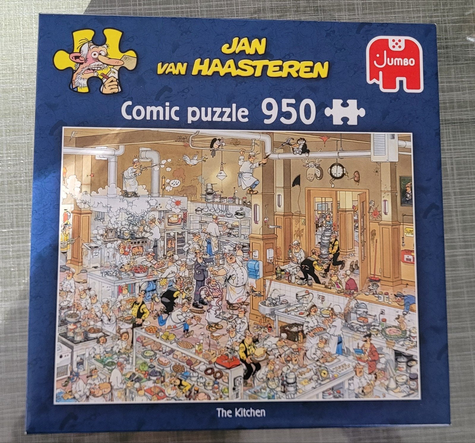 Jan van Haasteren 950 De keuken, Ophalen of Verzenden, 500 t/m 1500 stukjes, Zo goed als nieuw