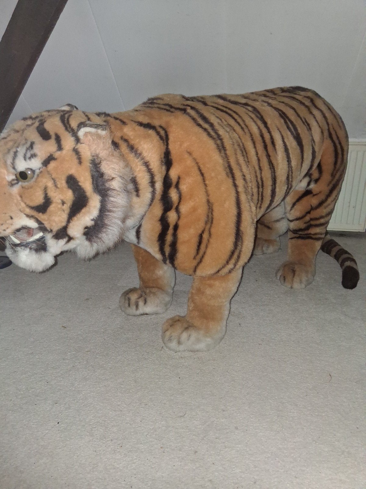 Grote realistische tijger knuffel., Ophalen