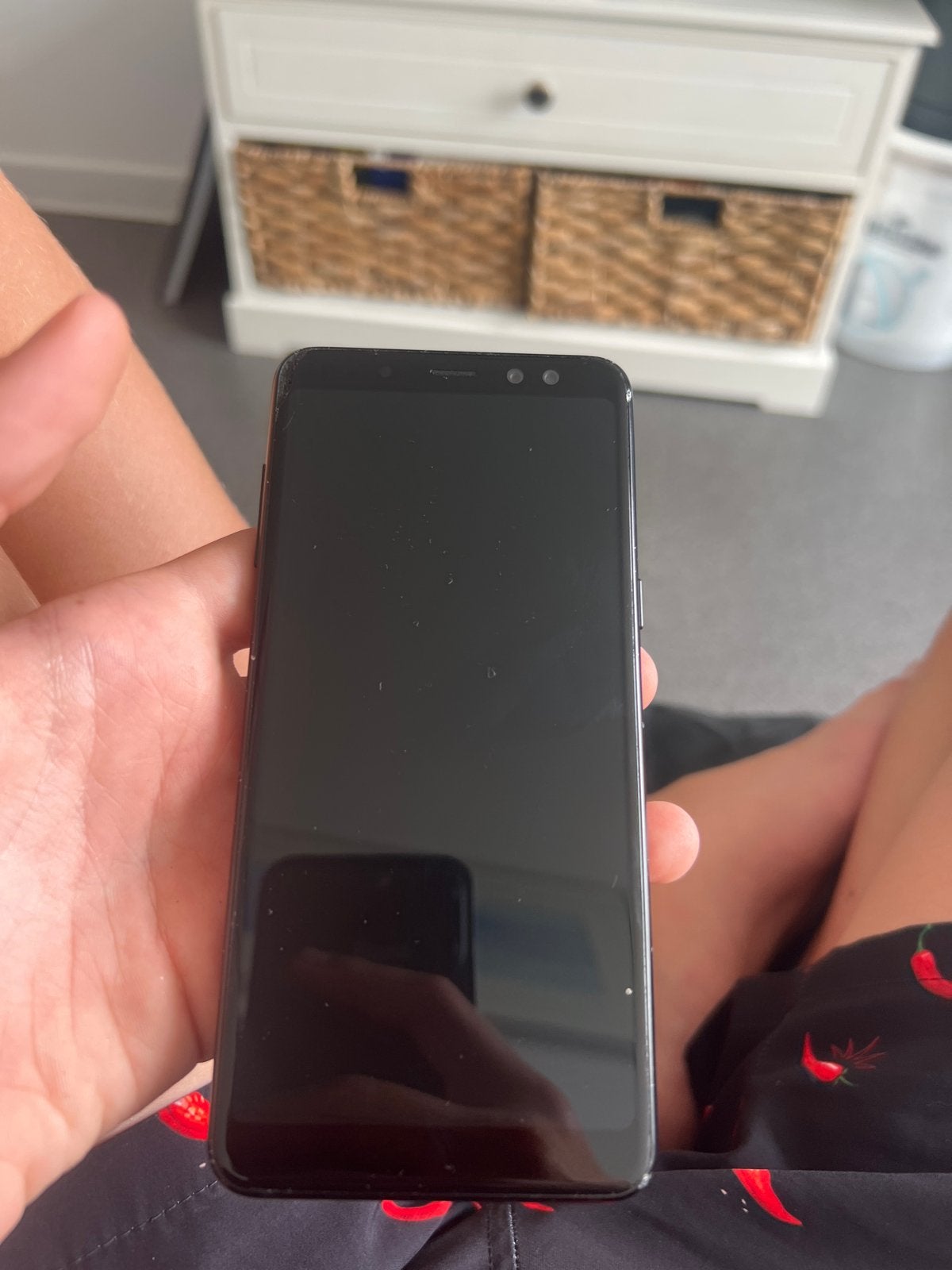 Samsung Galaxy A8 (2018) - Ideaal voor werk of als reserve, Ophalen, Gebruikt, Zwart, Touchscreen