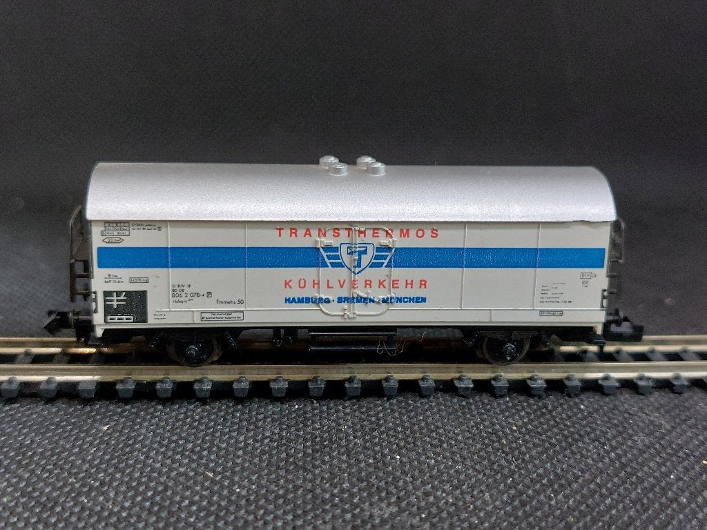 Fleischmann 8320 - koelwagen Transthermos Ichqrs377 (14472), Gebruikt, Gelijkstroom, Fleischmann, Wagon