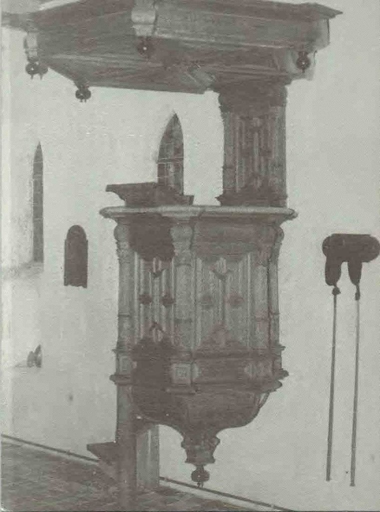 Waaxens St. Thomaskerk Intererieur Kansel, Verzenden, 1960 tot 1980, Ongelopen, Gebouw