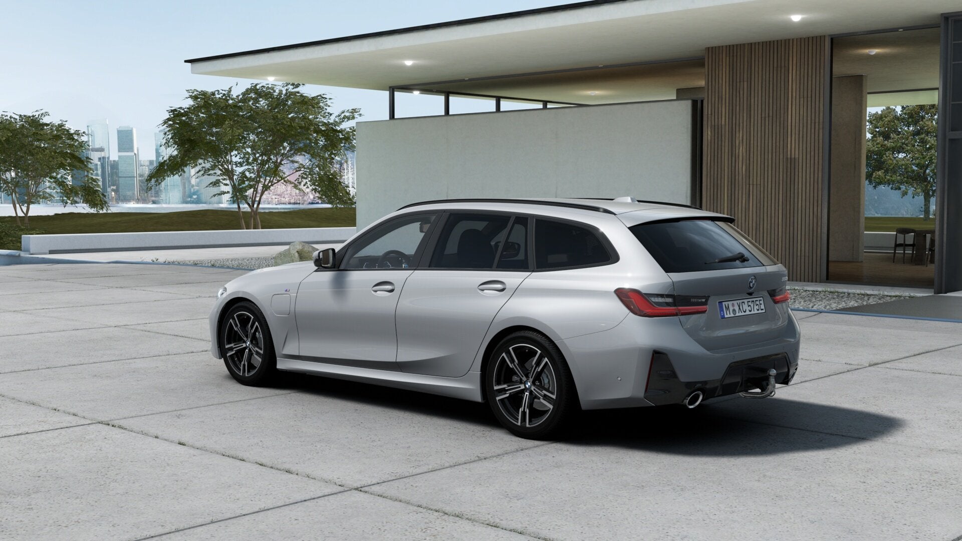 BMW 3 Serie Touring 330e M Sport Automaat / Trekhaak / Sport, Auto's, Automaat, 1998 cc, Achterwielaandrijving, Zwart