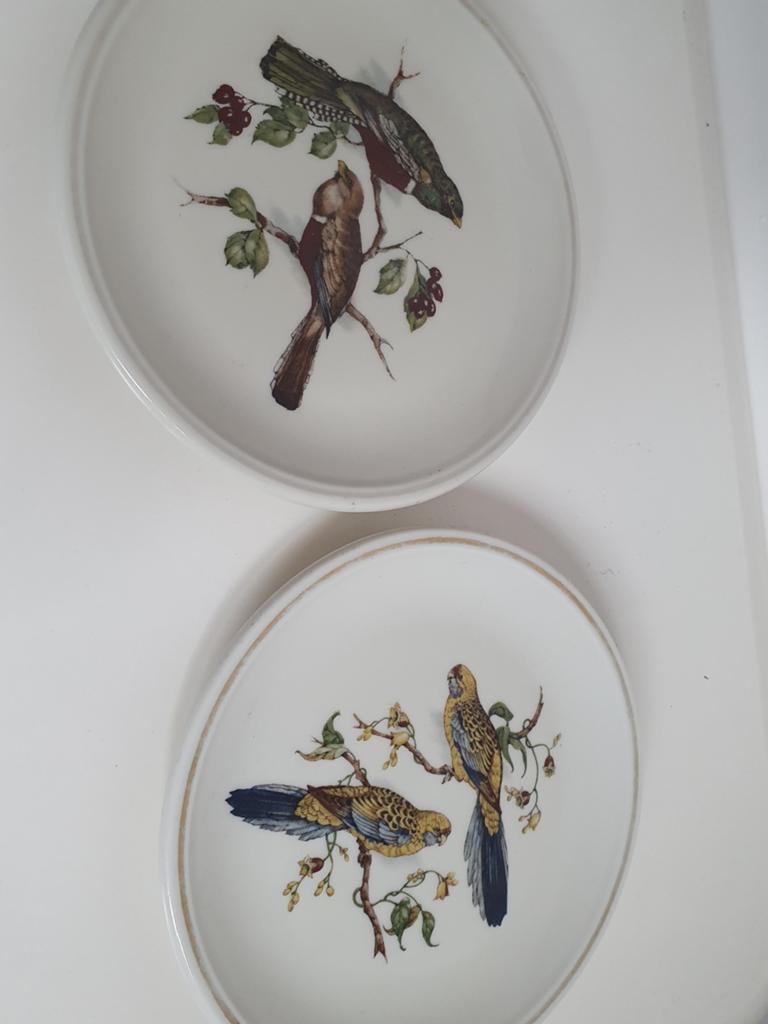 Set van 2 hangdecoratie Royal, Schwabap, Diameter 14 cm, Antiek en Kunst, Antiek | Wandborden en Tegels, Ophalen of Verzenden