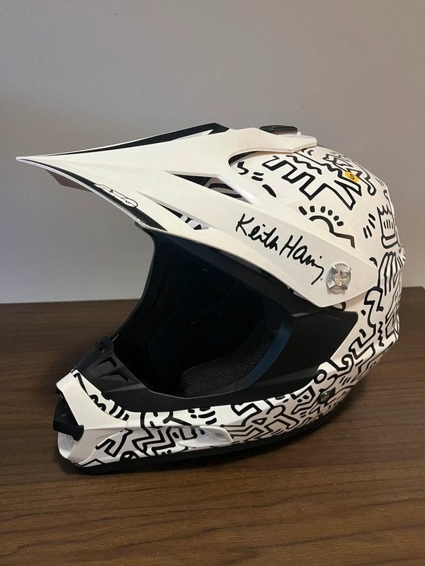 AXO - Keith Haring Crosshelm Jump (Model ECE 22/05), Overige merken, Offroadhelm, Kinderen, Ophalen of Verzenden