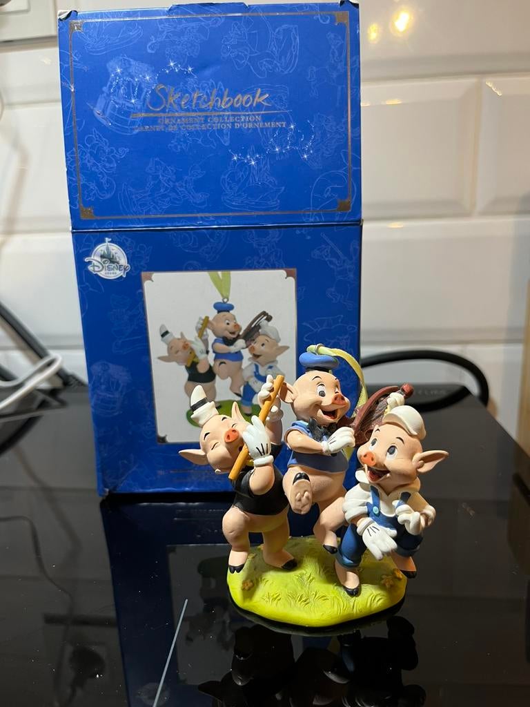 Disney de drie biggetjes sketchbook ornament, Verzamelen, Ophalen of Verzenden, Nieuw
