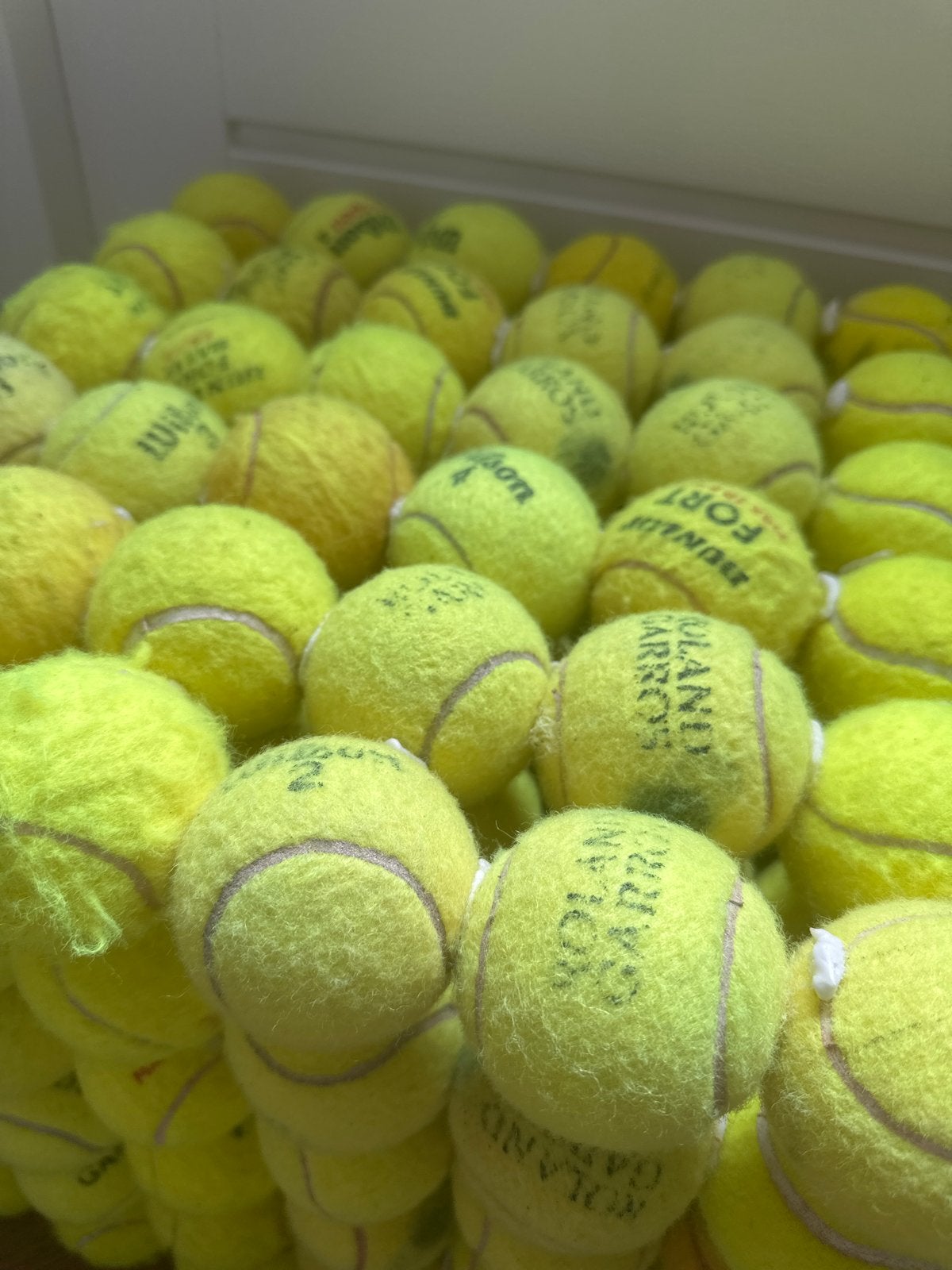 Oude tennisballen, Overige merken, Gebruikt, Ballen, L00