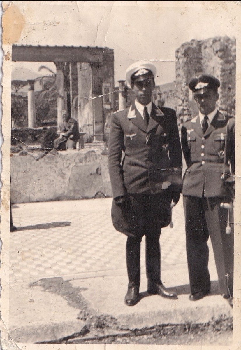 Zeldzame foto van Duitse Luftwaffe officieren, Ophalen of Verzenden, Luchtmacht, Overige gebieden, Foto of Poster
