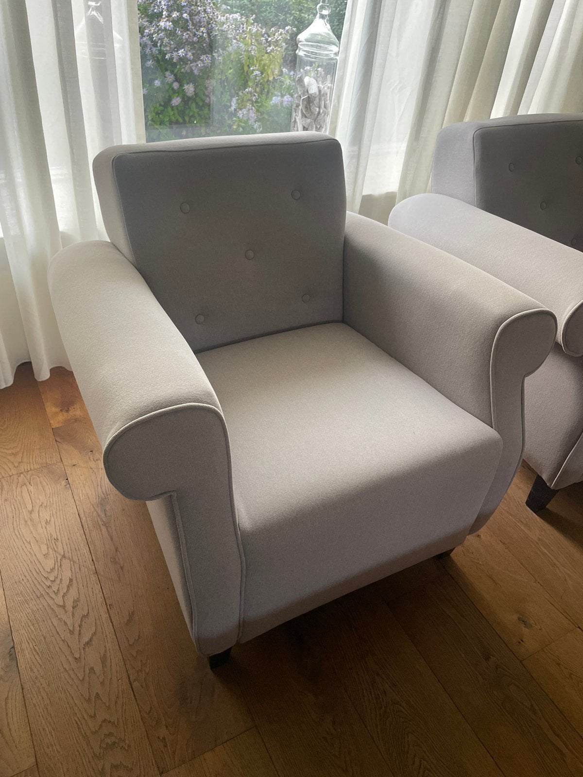 2 stuks Comfortabele fauteuil - ZGAN gekocht bij Eijerkamp, Ophalen, 75 tot 100 cm, Zo goed als nieuw, 75 tot 100 cm