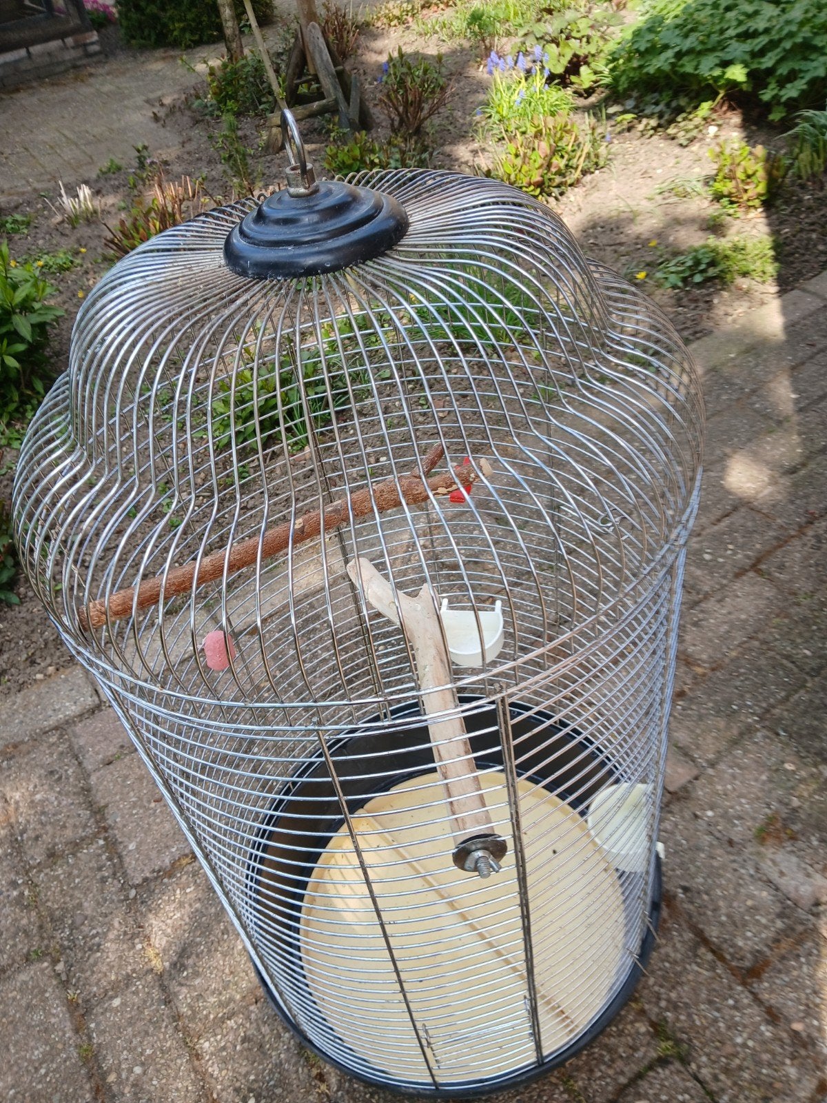 tk ruime vogelkooi zie omschrijving, Ophalen of Verzenden, Metaal, Vogelkooi