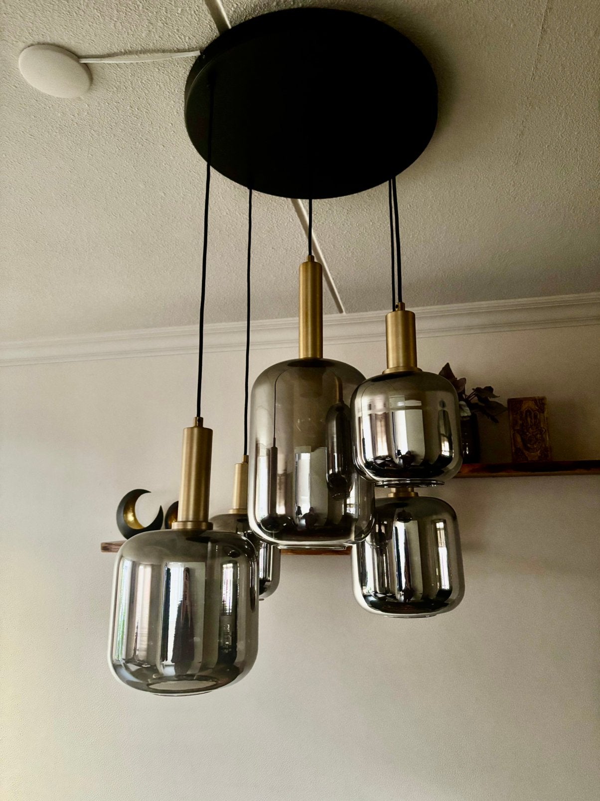 Smoke hanglamp en vloerlamp, Ophalen, Zo goed als nieuw
