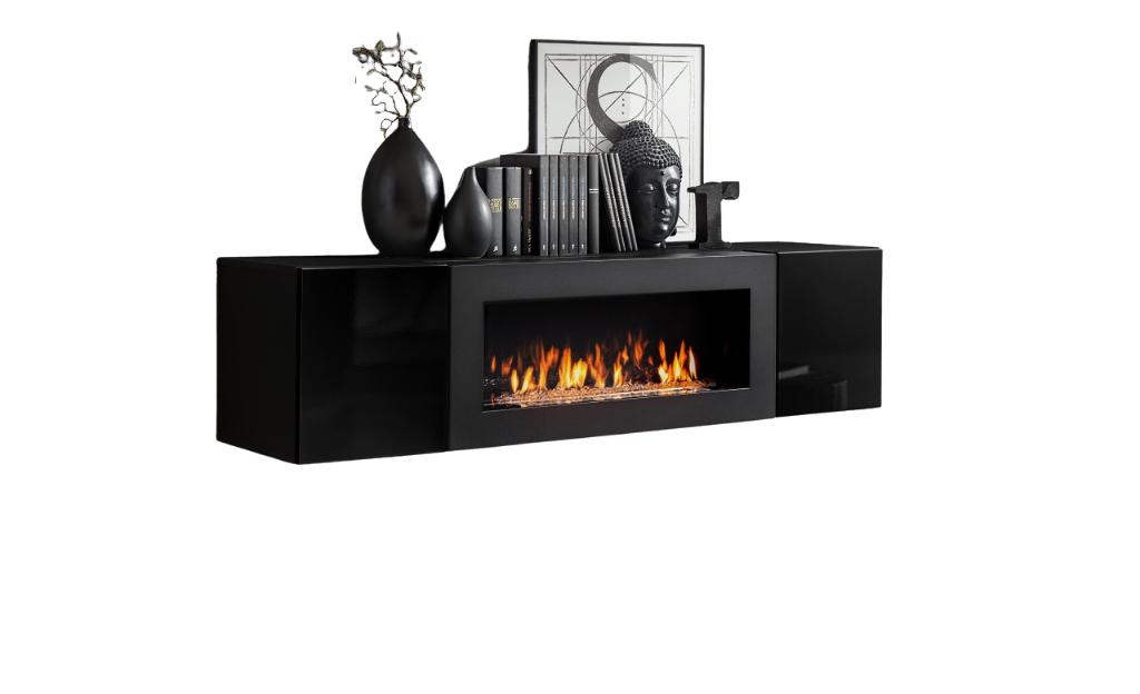 tv meubel bio ethanol sfeerhaard, Huis en Inrichting, Haarden, Ophalen of Verzenden, Nieuw, Hangende haard, Overige soorten