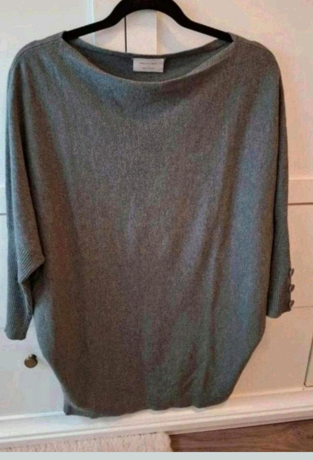 Free/Quent fijne gebreide trui grijs S/M, Maat 38/40 (M), Freequent, Ophalen of Verzenden, Zo goed als nieuw