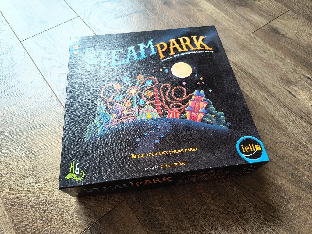 Bordspel: Steampark, Een of twee spelers, Ophalen of Verzenden, Zo goed als nieuw