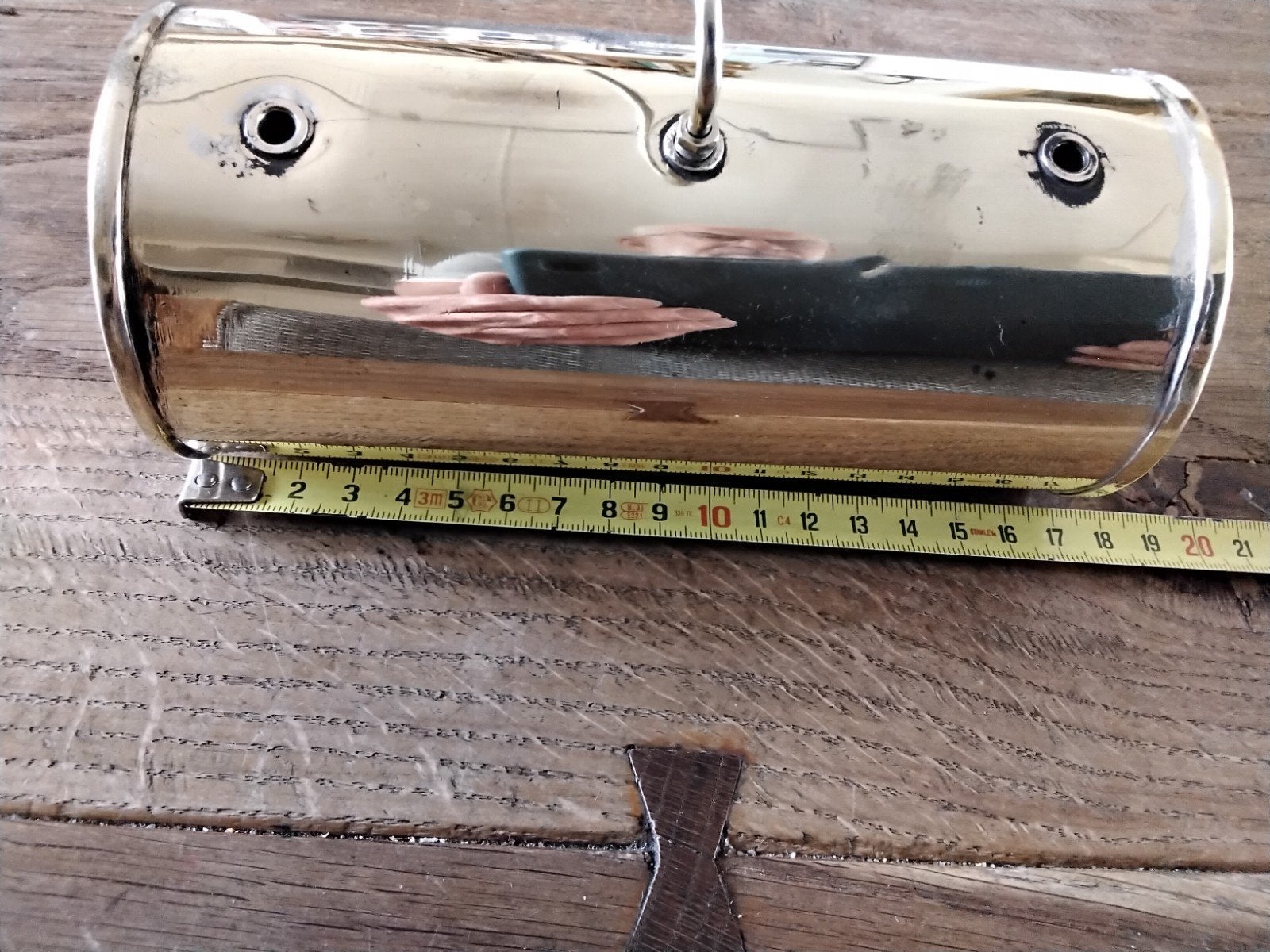 Geelkoperen ketel eigenbouw voor stoommachine, Hobby en Vrije tijd, Ophalen of Verzenden, Groter dan 1:32