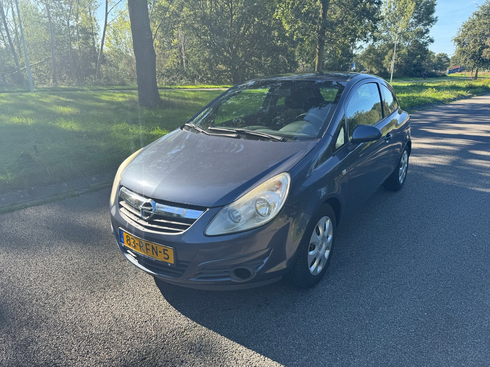 Opel Corsa 1.3 Cdti 3D 2010 Blauw, Auto's, Voorwielaandrijving, Zwart, Blauw, Corsa