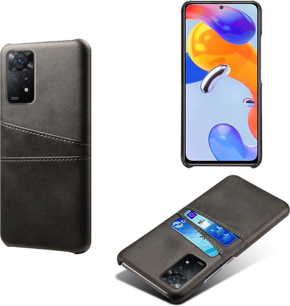 Backcover + Screenprotector voor Redmi Note 11 Pro _ Zwart, Verzenden, Nieuw, Hoesje of Tasje